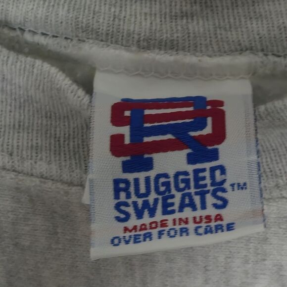 Vtg 90s Rugged Sweats CPD CLARKSVILLE POLICE DEPT Sweatshirt Mens Large Gray - Picture 5 of 8